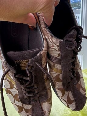 Coach Brown and Bronze Women’s Sneakers